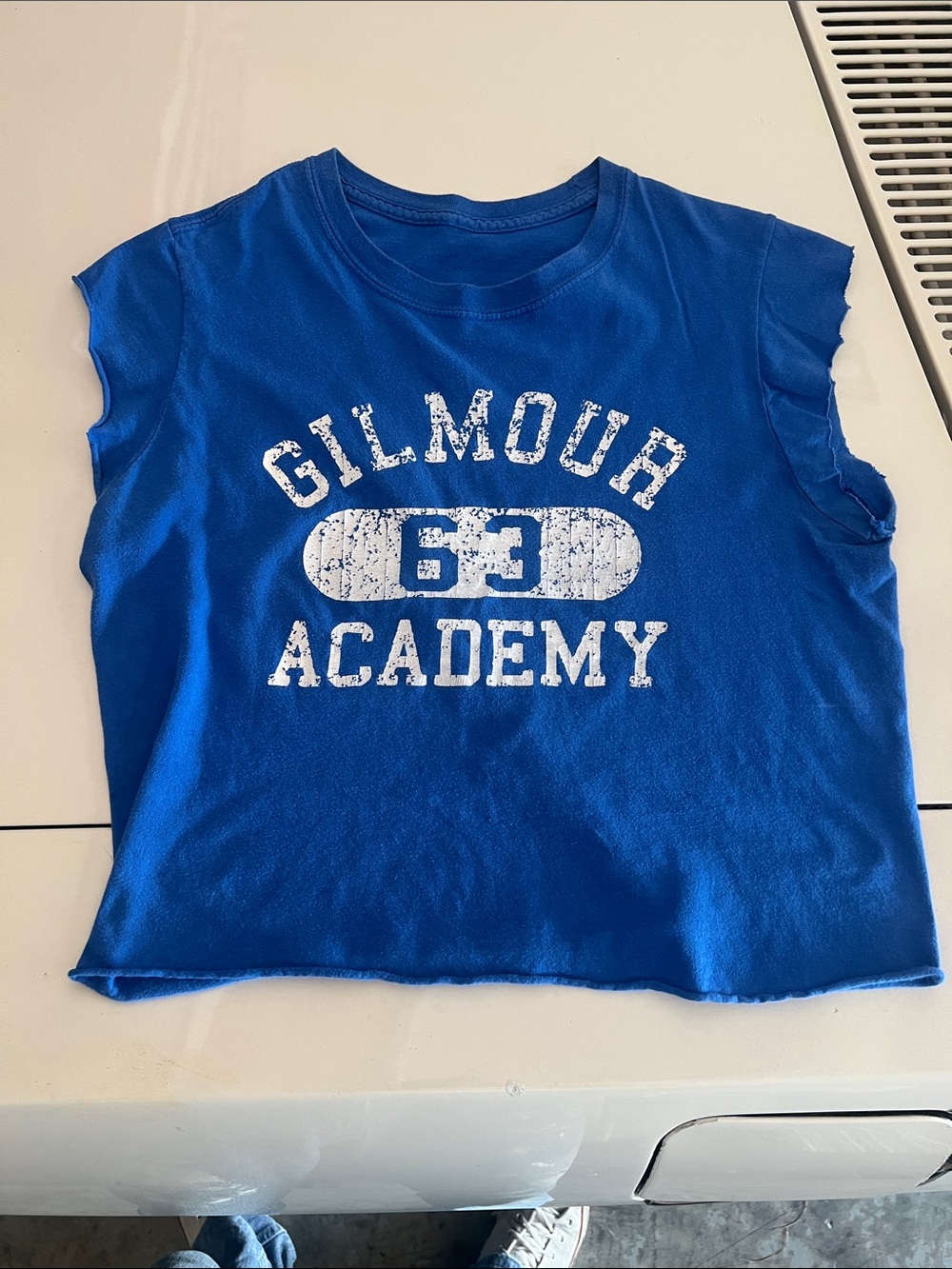 Gilmour Academy ‘63 (David Gilmour Pink Floyd) Men’s Small Cropped T-Shirt